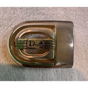 Vintage Christian Dior Gold Belt Buckle Made in Italy